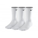 Chaussettes Performance Nike Cotton X3 Paires - Blanches