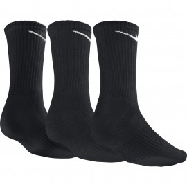Chaussettes Performance Nike Cotton X3 Paires - Noires
