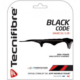Cordage Tecnifibre Black Code 1,24 - set 12 Mètres