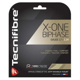 Cordage Tecnifibre X-One Biphase 1,24 - set 12 Mètres
