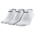  Junior Lightweight Nike No-Show X3 Paires - Blanches