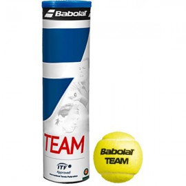 Balle de tennis Babolat Team - Tube de 4 balles