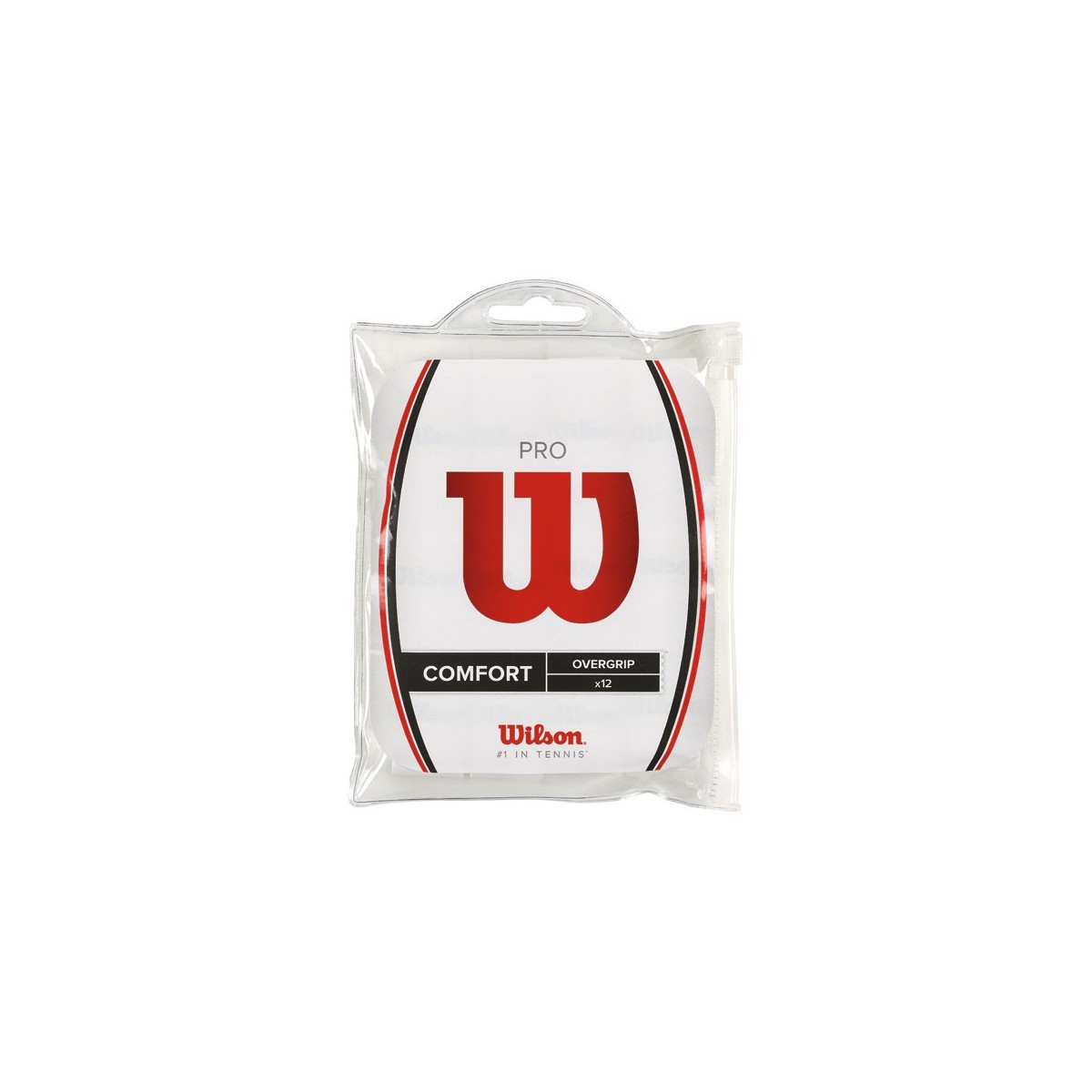 12 surgrips 0Wilson Pro Overgrip Comfort - Blanc   