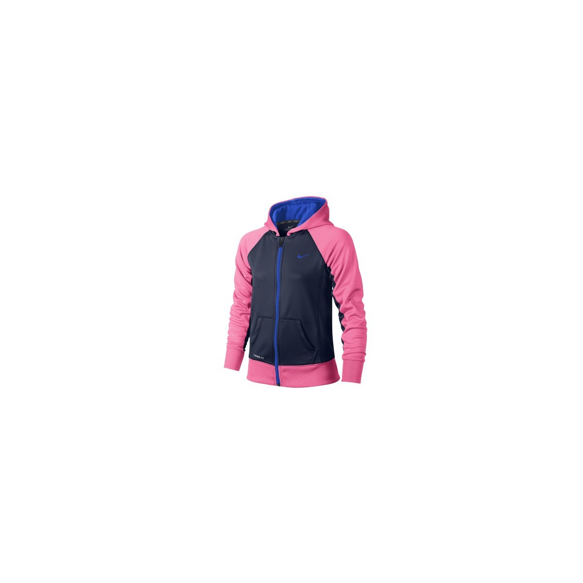 Sweat Nike à capuche zippé rose K.O 2.0