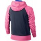 Sweat Nike à capuche zippé rose K.O 2.0