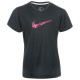 T-shirt Nike courtes manches polyester - Noir 